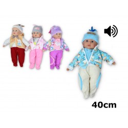 477169 LALKA Z DŹWIĘKIEM BOBAS 40CM GAZELO