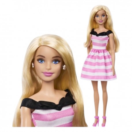 055401 LALKA BARBIE FASHIONISTAS 65 rocznica Barbie HTH66