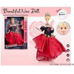 805012 LALKA W SUKINI W KORONIE BEST MS TOYS