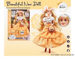 805029 LALKA W SUKINI Z TOREBKĄ BEST MS TOYS
