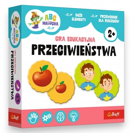 02908 TREFL GRA DLA DZIECI ABC MALUCHA, PRZECIWIEŃSTWA