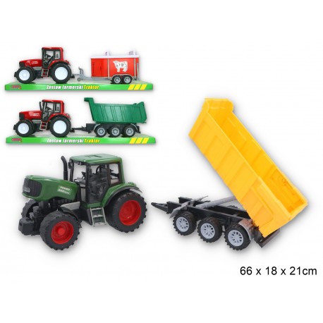 977605 TRAKTOR Z PRZYCZEPĄ GAZELO