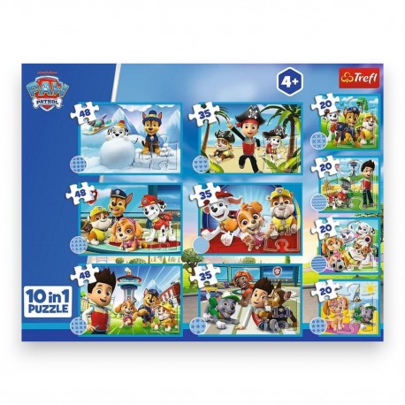 96012 TREFL PUZZLE 10W1 DZIELNA DRUŻYNA PSIEGO PATROLU