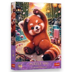 37644 TREFL PUZZLE PREMIUM PLUS QUALITY 500 EL. CZARUJĄCA CZERWONA PANDA