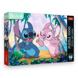 12079 TREFLPUZZLE PREMIUM PLUS QUALITY LILO & STITCH 1000 EL. STITCH & ANGEL