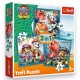 34903 TREFL PUZZLE 3W1 PSI PATROL, PAW PATROL I WYSPA DINOZAURÓW