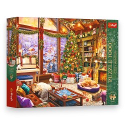 12171 TREFL PUZZLE PREMIUM PLUS QUALITY COZY WINTER 1000 EL. ŚWIĄTECZNY WIECZÓR