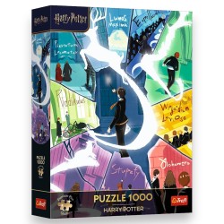 12172 TREFL PUZZLE 1000 EL. PREMIUM PLUS QUALITY, HARRY POTTER, ZAKLĘCIA I PATRONUSY
