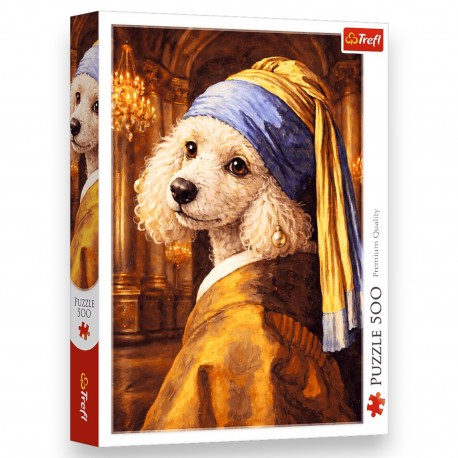 37572 TREFL PUZZLE 500 EL. PUDEL Z PERŁĄ