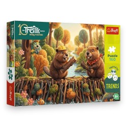 15448 TREFL PUZZLE RODZINA TREFLIKÓW, INSPIRED BY TRENDS 160 EL. U BOBRA