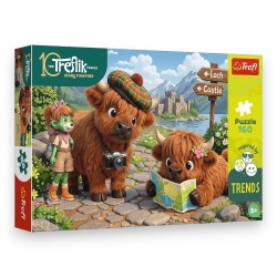 15449 TREFL PUZZLE RODZINA TREFLIKÓW, INSPIRED BY TRENDS 160 EL. UROCZA KRÓWKA