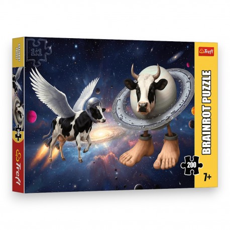 13379 TREFL PUZZLE 200 EL. BRAINROTS, KOSMICZNA KROWA