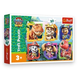 18336 TREFL PUZZLE PSI PATROL 30 EL. WYSPA DINOZAURÓW