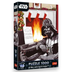 12085 TREFL PUZZLE PREMIUM PLUS QUALITY STAR WARS 1000 EL. ŚWIĘTA Z DARTH VADER