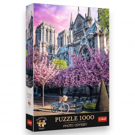 10858 TREFL PUZZLE PREMIUM PLUS QUALITY 1000 EL. PHOTO ODYSSEY: KATEDRA NOTRE-DAME W PARYŻU