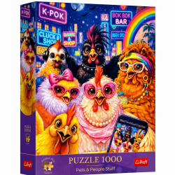 12168 TREFL PUZZLE PREMIUM PLUS QUALITY PETS & PEOPLE STUFF 1000 EL. SELFIE Z KURAMI
