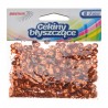 689238 CEKINY OZDOBNE BŁYSZCZĄCE MIEDZIANE 6 mm 10g BREWIS