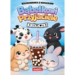 775259 KOLOROWANKA Z NAKLEJKAMI BĄBELKOWI PRZYJACIELE KRÓLICZKI MARTEL