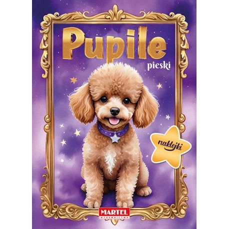 900621 KOLOROWANKA Z NAKLEJKAMI PUPILE PIESKI MARTEL