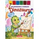 775631 KOLOROWANKA Z FARBAMI DINOZAURY MARTEL