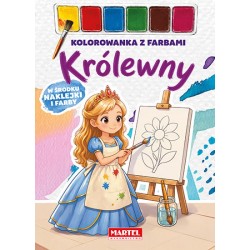 775655 KOLOROWANKA Z FARBAMI KRÓLEWNY MARTEL