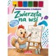 775624 KOLOROWANKA Z FARBAMI ZWIERZĘTA NA WSI MARTEL