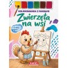 775624 KOLOROWANKA Z FARBAMI ZWIERZĘTA NA WSI MARTEL