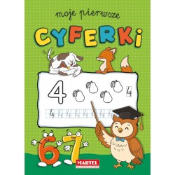 930252 KOLOROWANKA MOJE PIERWSZE CYFERKI MARTEL