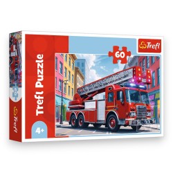 17405 TREFL PUZZLE 60 EL. WÓZ STRAŻACKI