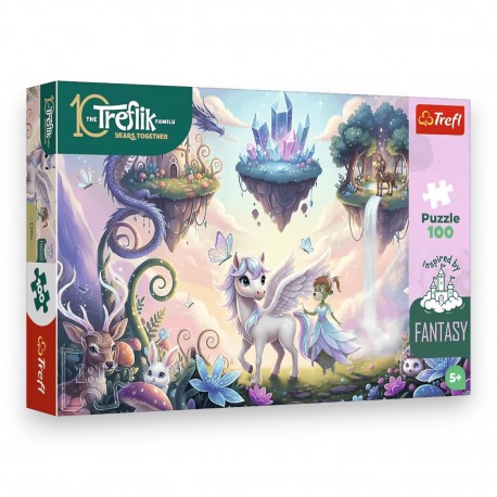 16572 TREFL PUZZLE RODZINA TREFLIKÓW, INSPIRED BY FANTASY 100 EL. CZARODZIEJSKIE KOCIAKI