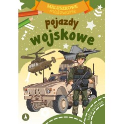 076684 KOLOROWANKA MALUSZKOWE MALOWANIE. POJAZDY WOJSKOWE SKRZAT