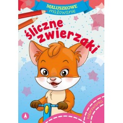 074222 KOLOROWANKA MALUSZKOWE MALOWANIE. ŚLICZNE ZWIERZAKI SKRZAT