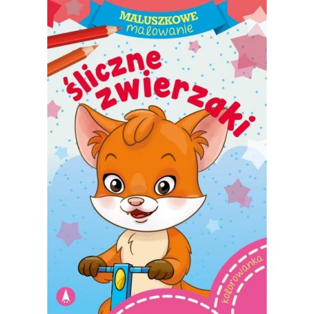 074222 KOLOROWANKA MALUSZKOWE MALOWANIE. ŚLICZNE ZWIERZAKI SKRZAT