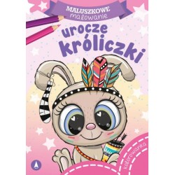 074239 KOLOROWANKA MALUSZKOWE MALOWANIE. UROCZE KRÓLICZKI SKRZAT