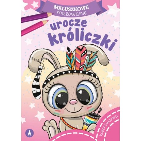 074239 KOLOROWANKA MALUSZKOWE MALOWANIE. UROCZE KRÓLICZKI SKRZAT