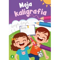 079968 KSIĄŻECZKA Z ZADANIAMI MOJA KALIGRAFIA SKRZAT