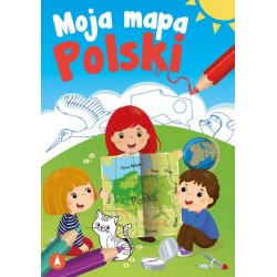076011 KSIĄŻECZKA Z ZADANIAMI MOJA MAPA POLSKI SKRZAT