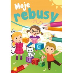 070088 KSIĄŻECZKA Z ZADANIAMI MOJE REBUSY SKRZAT