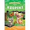 981475 KSIĄŻECZKA Z ZADANIAMI Zwierzęta leśne. Zadanka & rzepiki SKRZAT