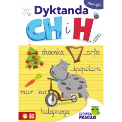886121 GŁÓWKA PRACUJE. DYKTANDA CH I H ZIELONA SOWA