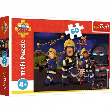 17413 TREFL PUZZLE 60 el BOHATER W MUNDURZE