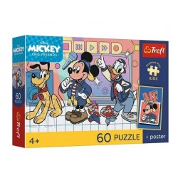 17432 TREFL PUZZLE 60 el PREMIUM PSIE POPOŁUDNIE