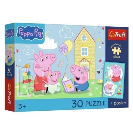 18344 TREFL PUZZLE 30 el PREMIUM PRZYGODY ZABAWEK