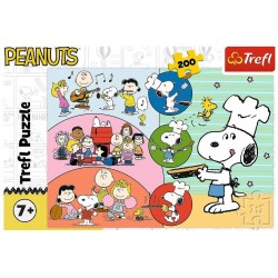 13368 TREFL PUZZLE 200 el PEANUTS SNOOPY I PRZYJACIELE