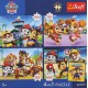 34687 TREFL PUZZLE 4W1 PSI PATROL HISTORIE Z WYSPY DINOZAURÓW