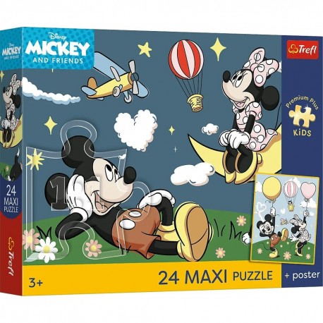 14389 TREFL PUZZLE 24el KOCI DOMEK GABBY, GABBY NA RATUNEK