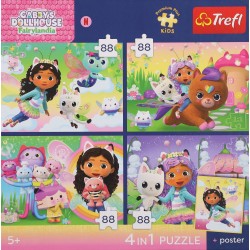 14834 TREFL PUZZLE 100el GLITTER BLASK MAGII PRZYJAŹNI