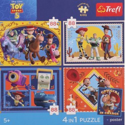 34699 TREFL PUZZLE 4X88 PREMIUM KOSMICZNY STITCH