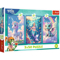 34701 TREFL PUZZLE 4X88 PREMIUM CZAS ZABAWEK