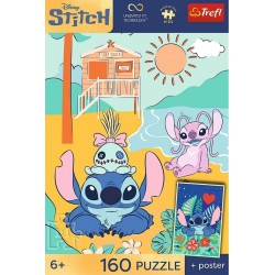15434 TREFL PUZZLE 160el PREMIUM DINO PRZYGODA